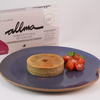 TORTA PROTÉICA DE MUÇARELA COM TOMATE - 2 UNIDADES