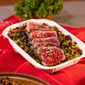 ATUM NORI COM ARROZ NEGRO E VEGETAIS - 350 GRAMAS